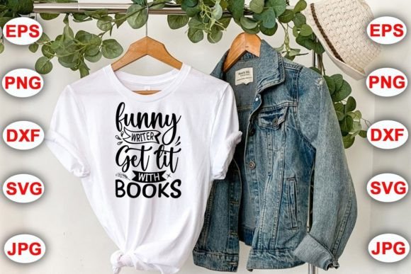 Download Funny Writer Get Lit with Books - Writer Collection