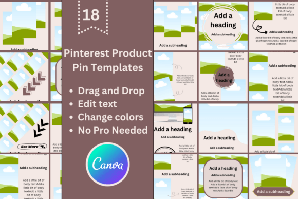 Download Pinterest Product Pin Canva Templates - Pinterest Collection