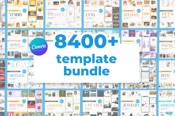 Download 8400+ Social Media Canva Template Bundle - Canva template bundle Collection