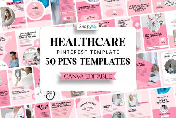 Download Healthcare Pinterest Editable Template - Pinterest Collection