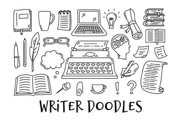 Download Writer Doodles - Writer Collection