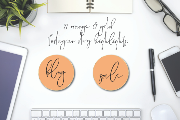 Download Orange Instagram Story Highlight, Insta - Story Collection